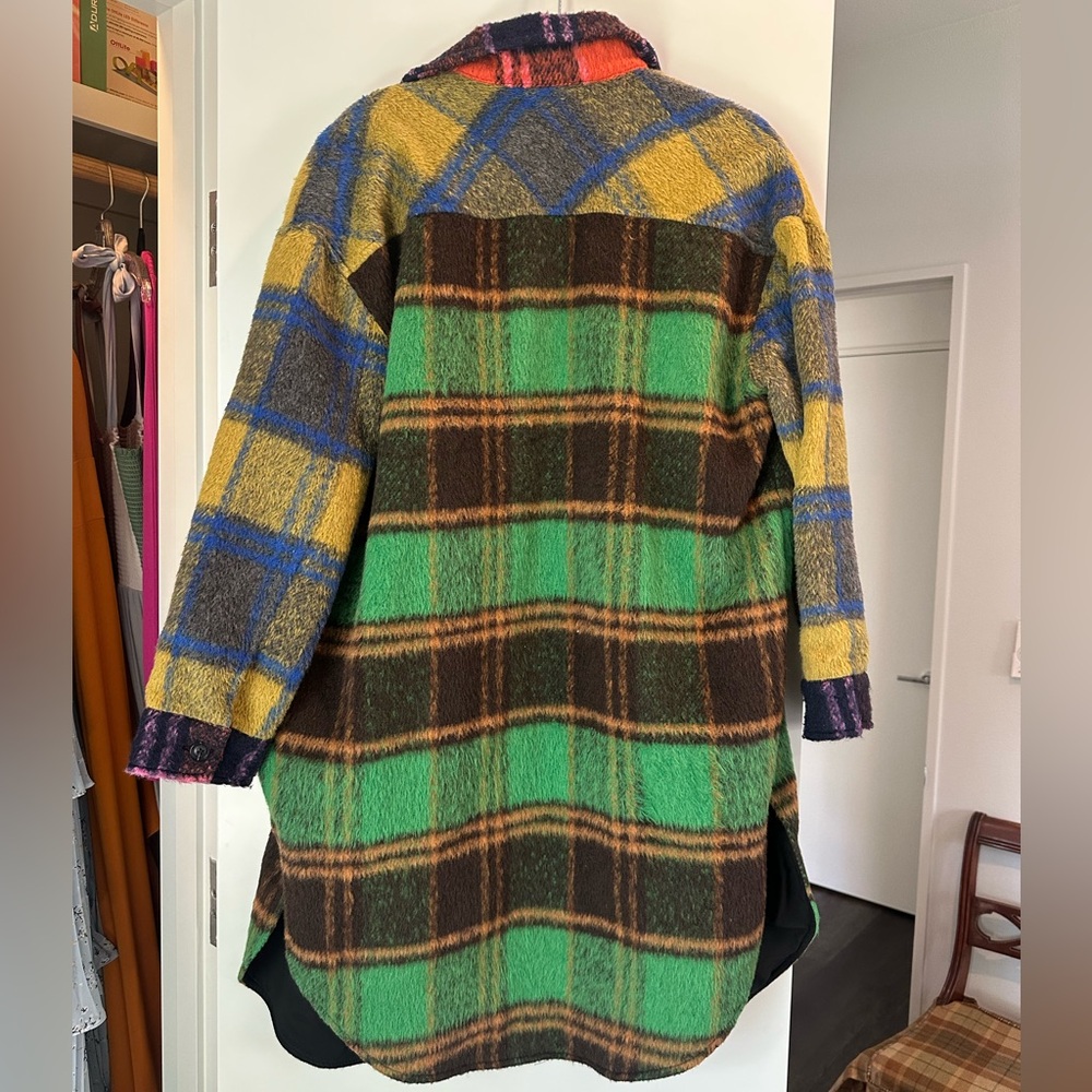 Saylor Multicolor Wool Blend Coat - image 3